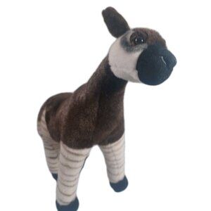 Disney's Animal Kingdom Okapi Plush Zebra Giraffe Endangered 17" Vintage 1996